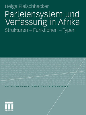 cover image of Parteiensystem und Verfassung in Afrika